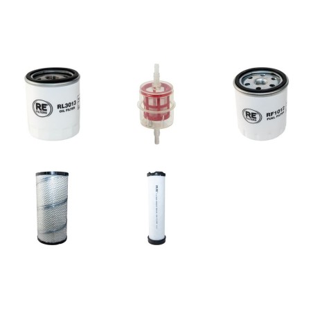 AHLMANN AL 75 Filter Service Kit Air Oil Fuel Filters w/Deutz BF 4L1011FT Eng.   YR  1998-2000