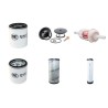 AHLMANN AS 90 Filter Service Kit Air Oil Fuel Filters w/Deutz BF4L1011F Eng.   YR  2000-