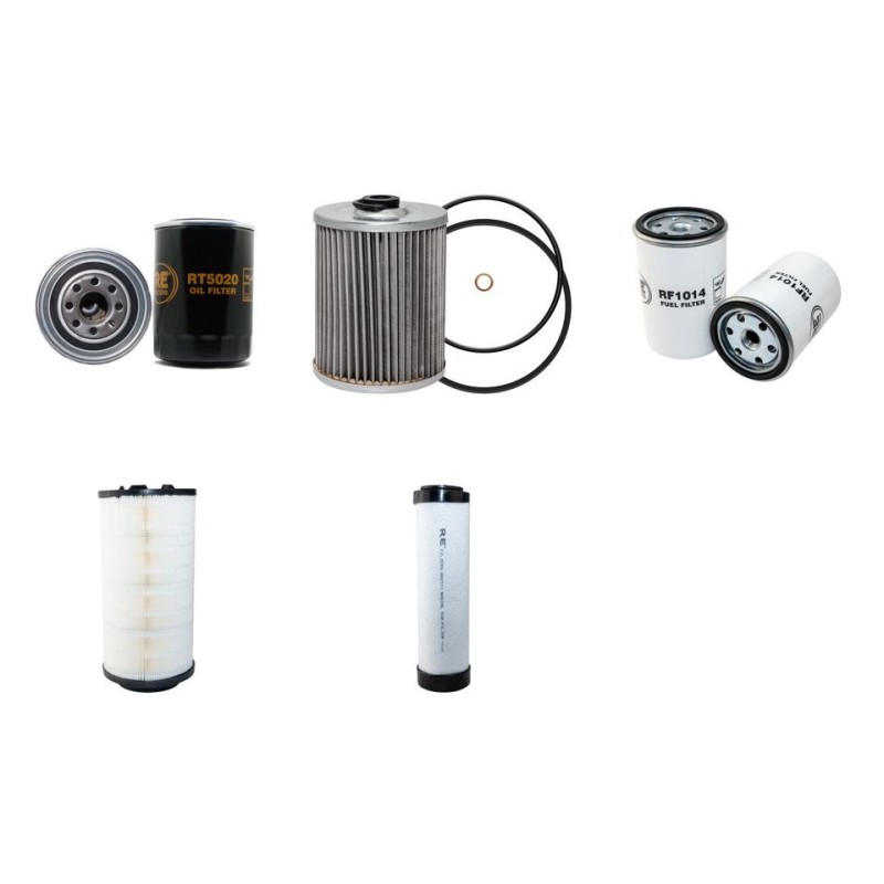 AHLMANN AS 150 Filter Service Kit Air Oil Fuel Filters w/Deutz BF4M2012EC Eng.   YR  2001-