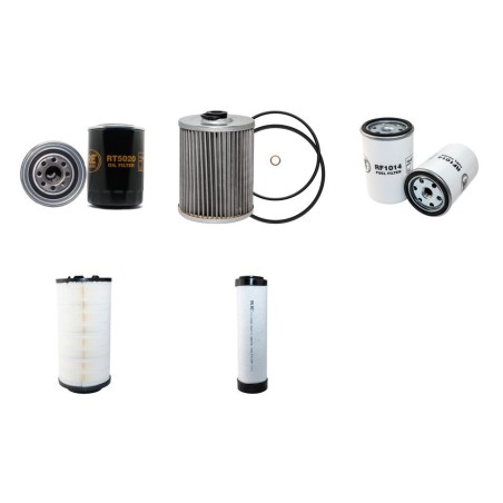 AHLMANN AS 150 Filter Service Kit Air Oil Fuel Filters w/Deutz BF4M2012EC Eng.   YR  2001-