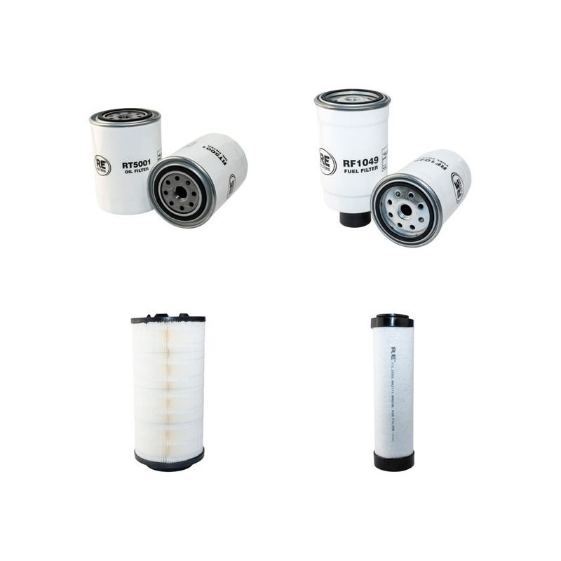 AHLMANN AS 200 Filter Service Kit Air Oil Fuel Filters w/Perkins Eng.
