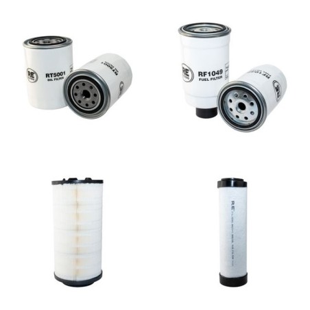 AHLMANN AS 200 Filter Service Kit Air Oil Fuel Filters w/Perkins Eng.