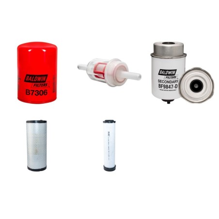AHLMANN AX 850 Filter Service Kit w/JOHN DEERE 4024HF295 Eng.   YR  2012-