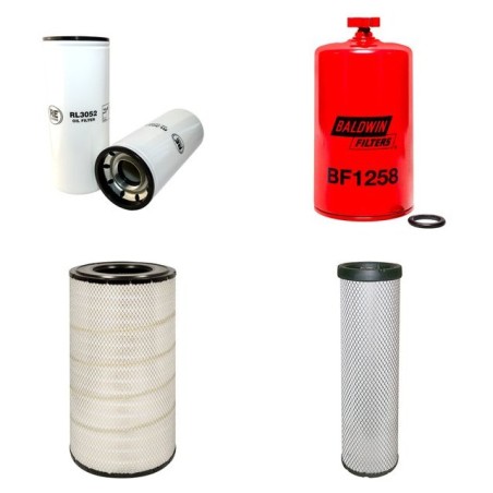 CASE 9350 RCS Filter Service Kit Air Oil Fuel Filters w/Cummins M11 Eng.     310 CH