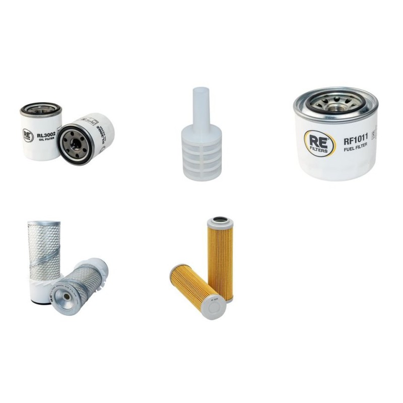 AICHI SR 12 BJ Filter Service Kit w/Isuzu 3CE1-PZP01 Eng.
