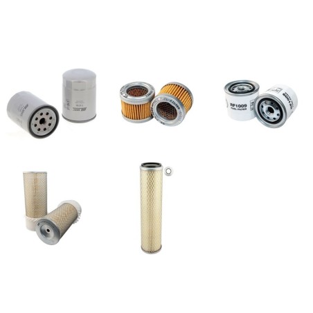 AICHI SR 21 A/AJ Filter Service Kit Air Oil Fuel Filters w/Isuzu CC-4JG1 Eng.