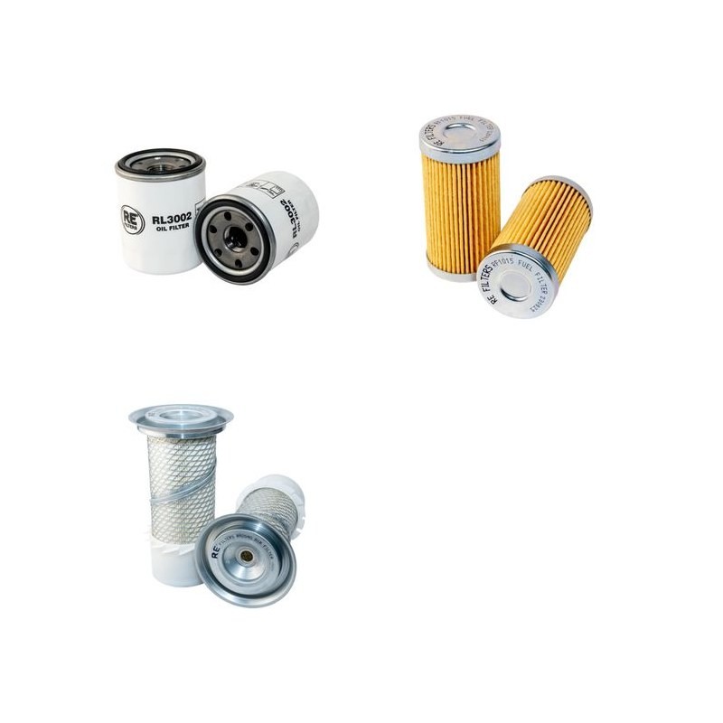 AIRMAN AX 25 Filter Service Kit Air Oil Fuel Filters w/Isuzu 3KR2 Eng.