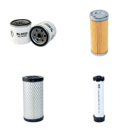 AIRMAN AX 25-3 Filter Service Kit w/Isuzu 3YE1 Eng.  Air/Oil/Fuel Filters