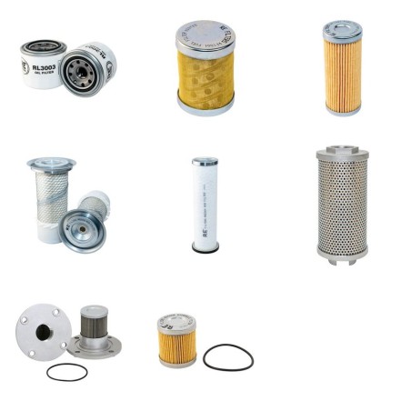 AIRMAN AX 58 MU Filter Service Kit withIsuzu 4Le1 Eng
