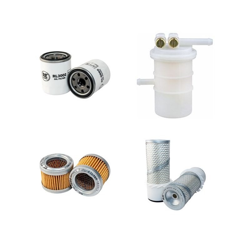 AIRMAN HM 30S Filter Service Kit Air Oil Fuel Filters w/MITSUBISHI K4E Eng.