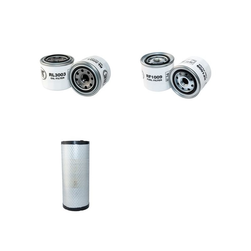 AIRO A 16 JRTD Filter Service Kit Air Oil Fuel Filters w/Isuzu 4LE1 Eng.   YR  2013-