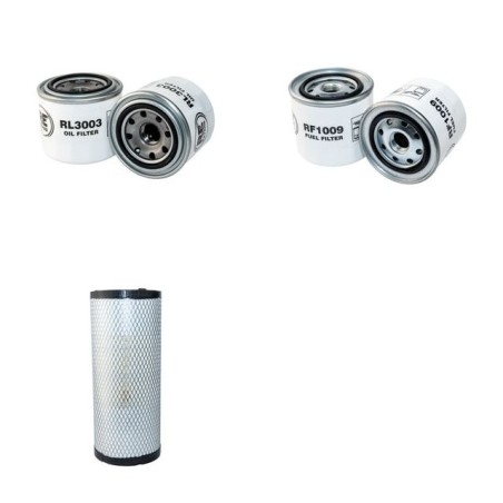 AIRO A 16 JRTD Filter Service Kit Air Oil Fuel Filters w/Isuzu 4LE1 Eng.   YR  2013-