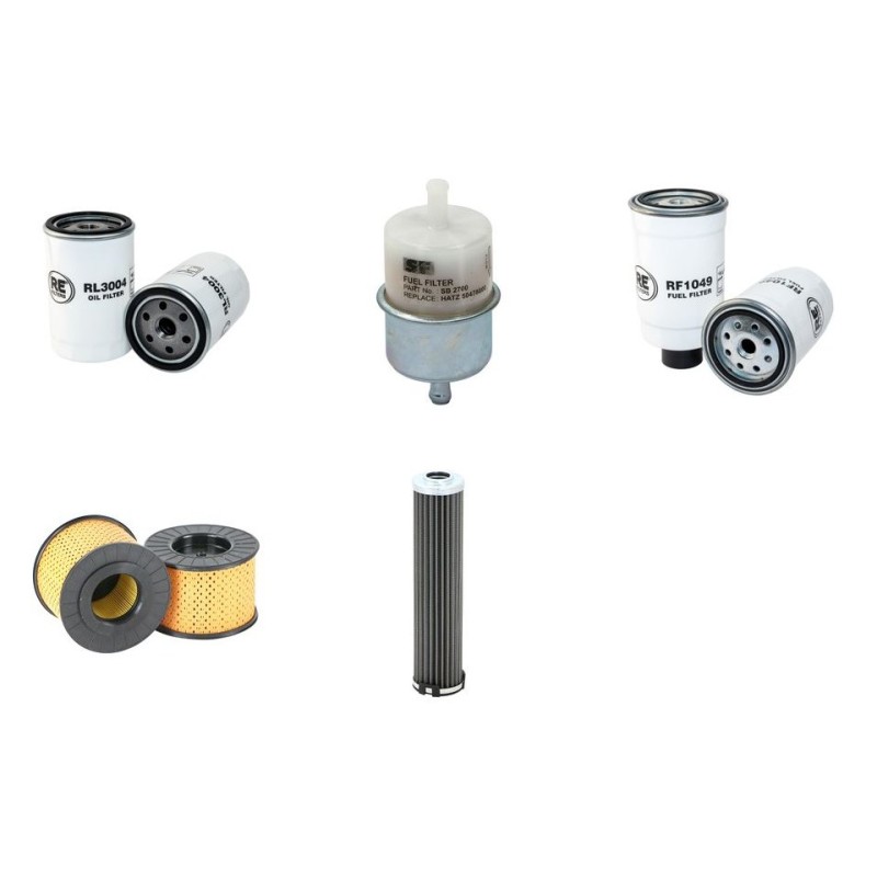 AIRO X 12 RTD Filter Service Kit w/Hatz 3W35 Eng.   YR  2011-