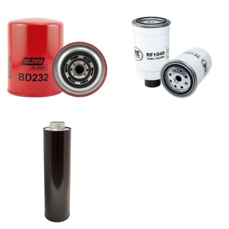 AKERMAN H 5 M Filter Service Kit Air Oil Fuel Filters w/Iveco 8041SI25 Eng.