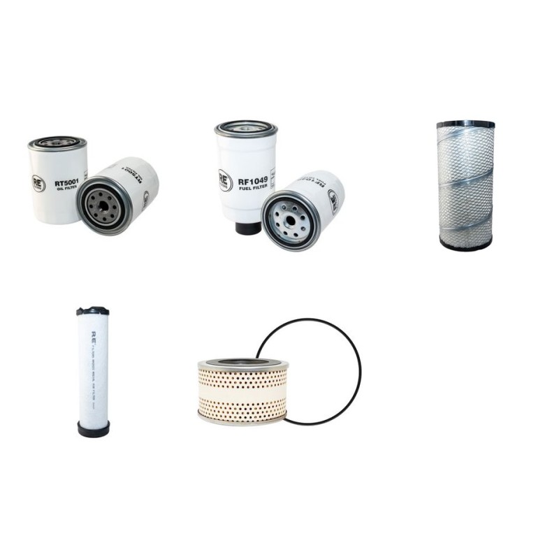 Filter kit for Case C 80 with Perkins Engine