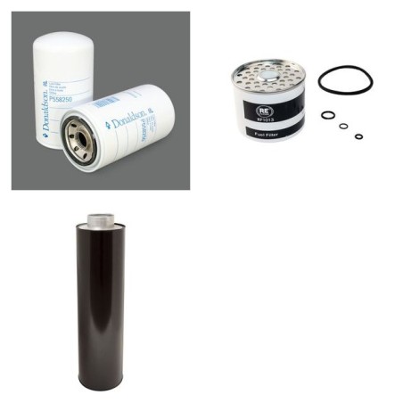 AKERMAN H 11 Filter Service Kit Air Oil Fuel Filters w/VOLVO TD70A Eng.