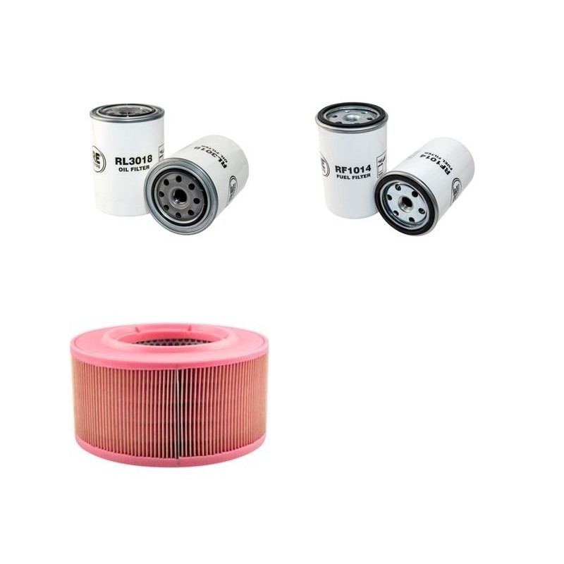 ALPIN DUMPER RALLY Filter Service Kit Air Oil Fuel Filters w/Hatz 3L30C Eng.