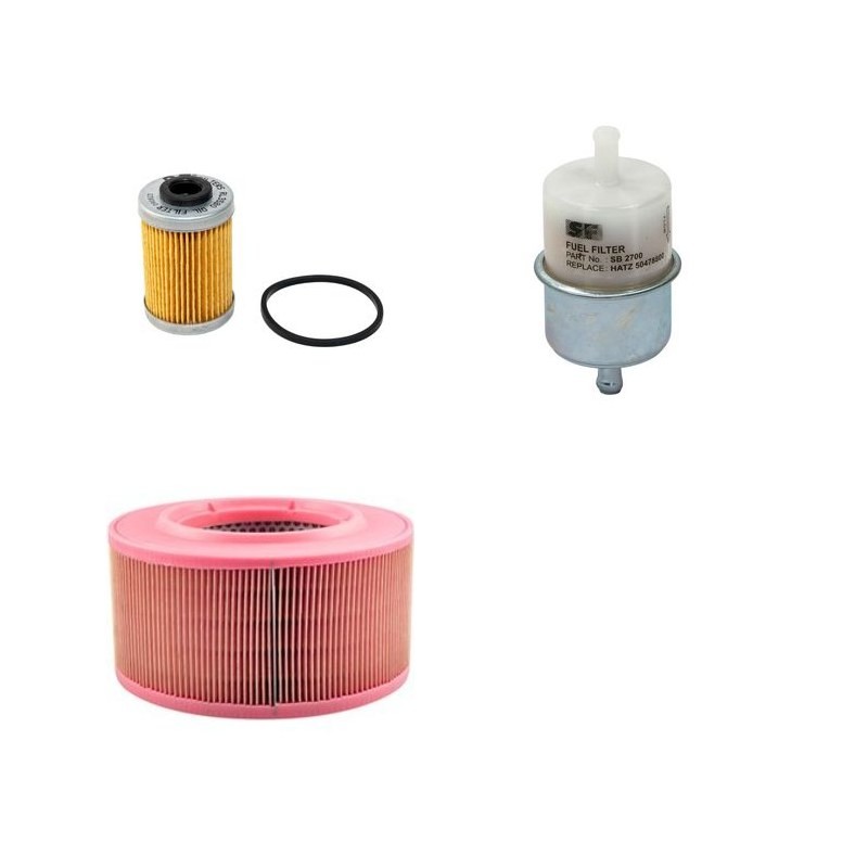 AMMANN APH 100-20 Filter Service Kit Air Oil Fuel Filters w/HATZ SUPRA 1D90S Eng.   YR  2012-