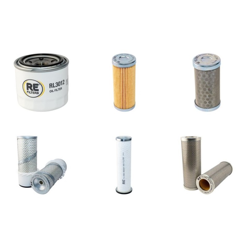 AMMANN AV 12 Filter Service Kit w/Yanmar 3TNE74 Eng.