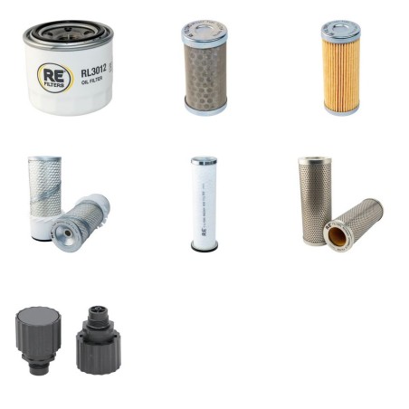 AMMANN AV 16 Filter Service Kit w/Yanmar 3TNE74 Eng.