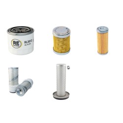 AMMANN AV 20 (E) Filter Service Kit Air Oil Fuel Filters w/Yanmar 3TNE74 Eng.