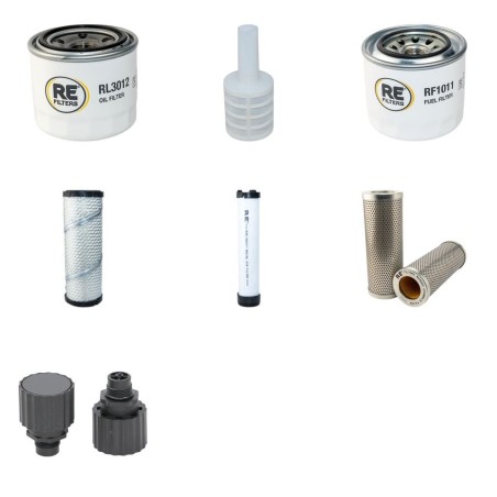 AMMANN AV 26 (E)(K) Filter Service Kit w/Yanmar 3TNV88 Eng.   YR  2005-