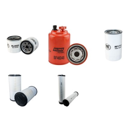AMMANN AV 95-2 Filter Service Kit Air Oil Fuel Filters w/Cummins QSB 3.3-C99 Eng.   YR  2012-