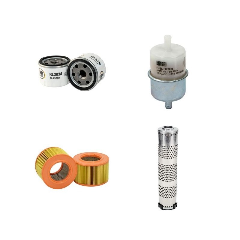 Ammann AVH 100-20 Filter Service Kit Farymann 43F Engine 1998-