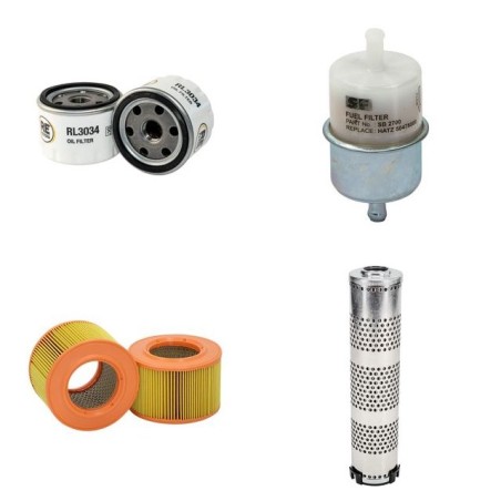Ammann AVH 100-20 Filter Service Kit Farymann 43F Engine 1998-