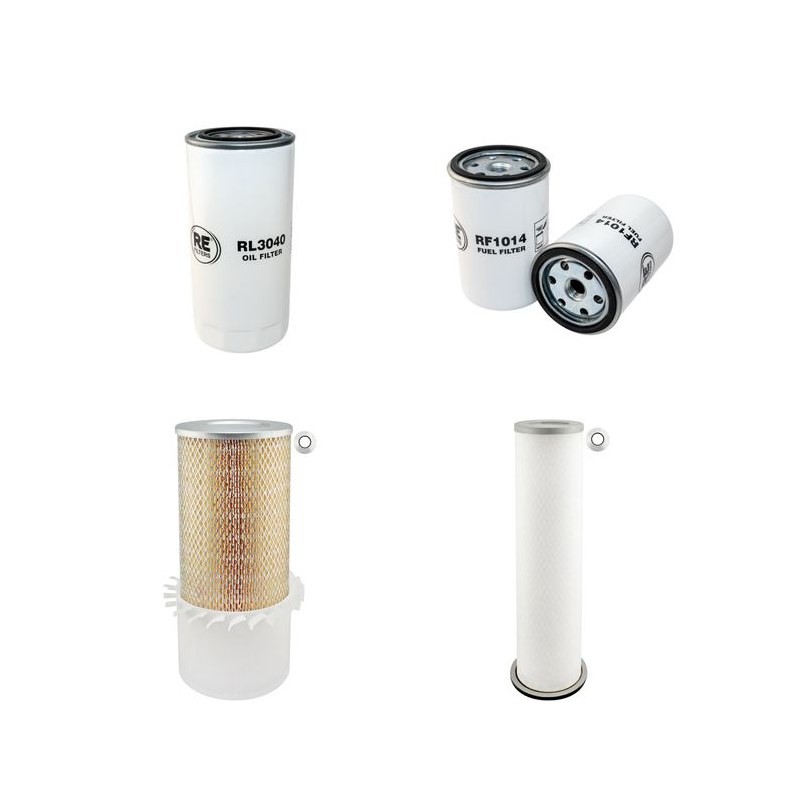ATLAS AB 1604/ LC Filter Service Kit Air Oil Fuel Filters w/Deutz BF4L913/ F6L912 Eng.