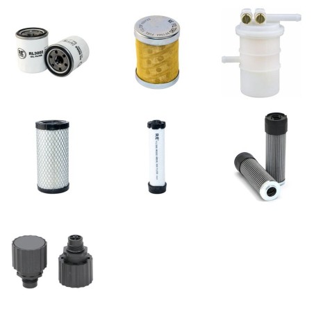ATLAS AM 16 R Filter Service Kit w/Mitsubishi L 3E-W262KL Eng.