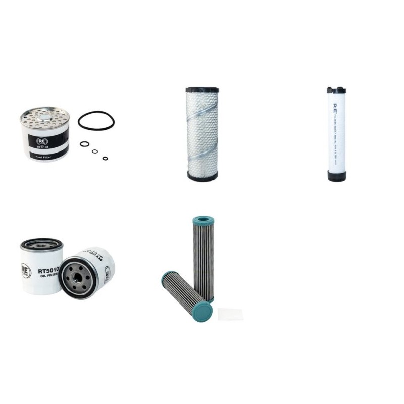 ATLAS AR 35 MINI Filter Service Kit w/Perkins 403D15 Eng.   YR  2010-
