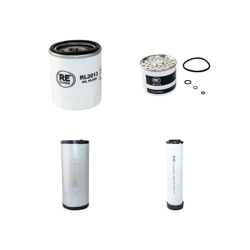 ATLAS AR 60 Filter Service Kit Air Oil Fuel Filters w/Perkins 404C-22T Eng.   YR  2005-