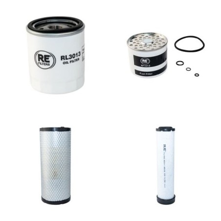 ATLAS AR 60 Filter Service Kit Air Oil Fuel Filters w/Perkins 404C-22T Eng.   YR  2005-