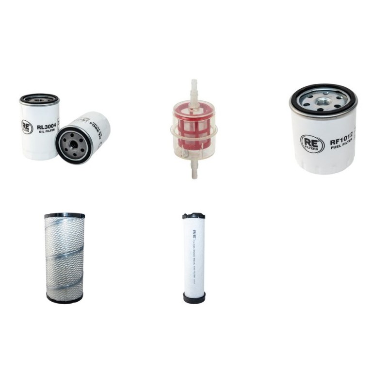 ATLAS AR 62E Filter Service Kit Air Oil Fuel Filters w/Deutz F4L1011F Eng.   YR  1992-1999