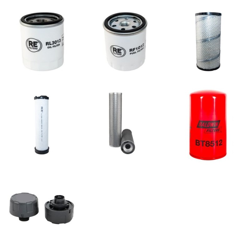 ATLAS AR 62E/2 Filter Service Kit w/Deutz BF 4L1011F Eng.