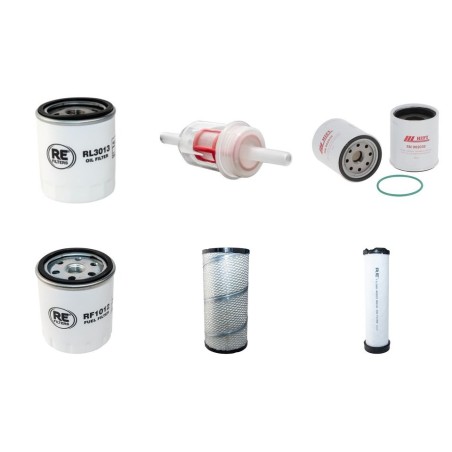 ATLAS AR 65P Filter Service Kit Air Oil Fuel Filters w/Deutz BF 4L2011 Eng.   YR  2005-