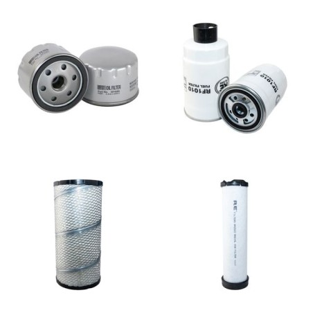 ATLAS AR 65 SUPER Filter Service Kit Air Oil Fuel Filters w/Deutz BF4L1011FT Eng.   YR  1999-2001