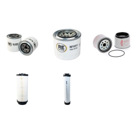 ATLAS COPCO QAS 28 Compressor Filter Service Kit with Yanmar 3TN100E Eng