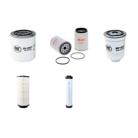 ATLAS COPCO QAS 40 Compressor Filter Service Kit with Kubota V 3800DI-T Eng