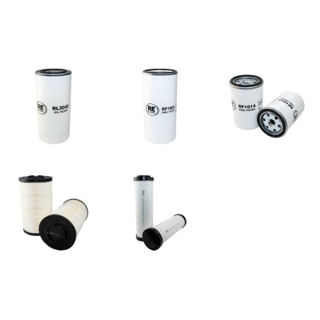 ATLAS COPCO QAS 150 VD Filter Service Kit with Volvo TAD 720GE Eng Year 2004-