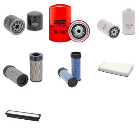 CASE FARMALL 95 U PRO Filter Service Kit w/CNH TIERIV Eng. SN  ZESH01135- YR  2012- 95 CH TIER IV