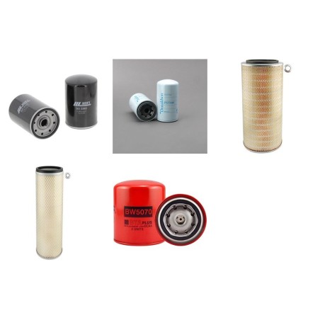 ATLAS COPCO QAS 180 Filter Service Kit w/KOMATSU S6D110 Eng.