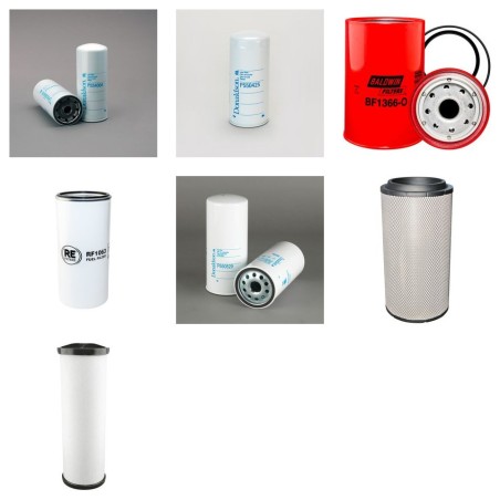 ATLAS COPCO QAS 325 Filter Service Kit with Volvo TAD 1351GE Eng Year 2014-