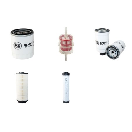 ATLAS COPCO QAX 40 Filter Service Kit with Deutz BF4M2011 Eng Year 2010-