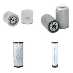 Filter kit for Case JX 1075 C Air Oil Fuel Filters with CNH Engine  YR 2004- TIER II