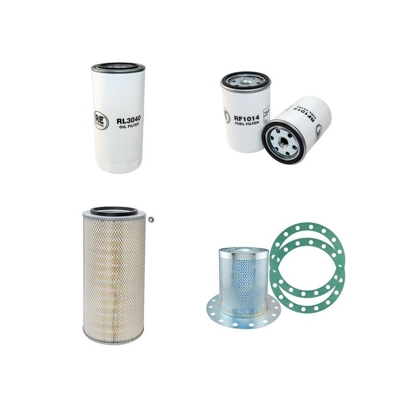 ATLAS COPCO XAHS 125 D Filter Service Kit w/Deutz F6L913 Eng.