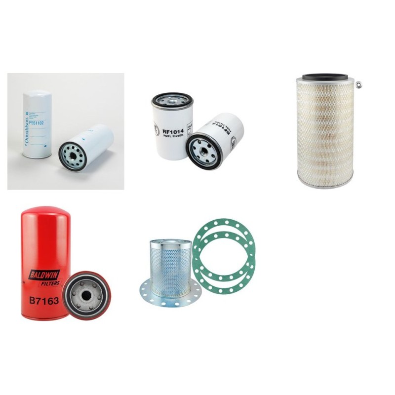 ATLAS COPCO XAHS 175 Filter Service Kit w/Deutz BF6L913 Eng.