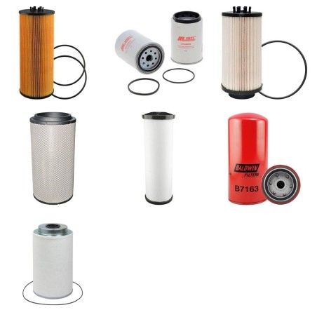 ATLAS COPCO XRVS 466 Filter Service Kit w/MERCEDES Eng.