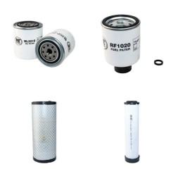 AUSA 350 H 6 (Dumper) Filter Service Kit Air Oil Fuel Filters w/Kubota V 2203E Eng.